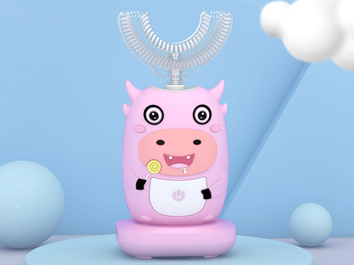 儿童U型电动牙刷的优点 U-shaped electric toothbrush products