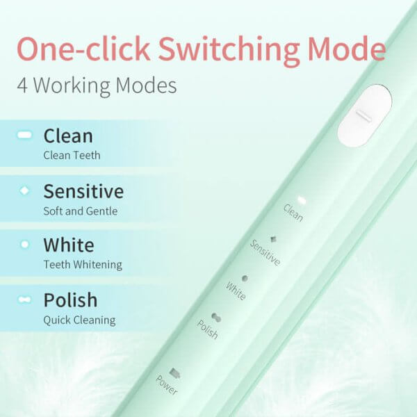 Sensitive brushing mode
